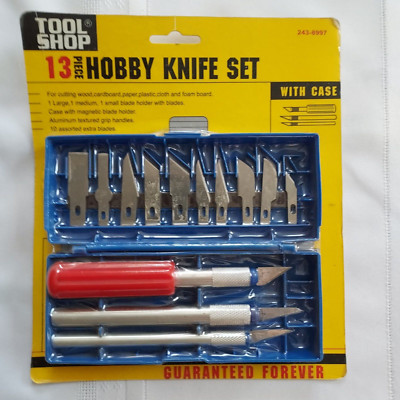 Tool Shop Hobby Knife Set Brand New - Tool Shop 13 piece Hobby Knife Set NEW 