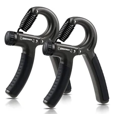 2 Pack Grip Strength Trainer, Adjustable All Hands Grip Strengthener, 22-132Lbs