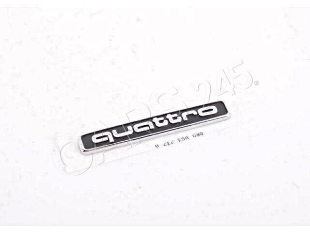 Genuine Chrome QUATTRO Inscription AUDI Q5 R8 423 429 8RB 