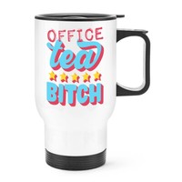 BüRo Tee Bitch Reise Becher Tasse Griff Sarcastic Best Toll Lustig Geburtstag