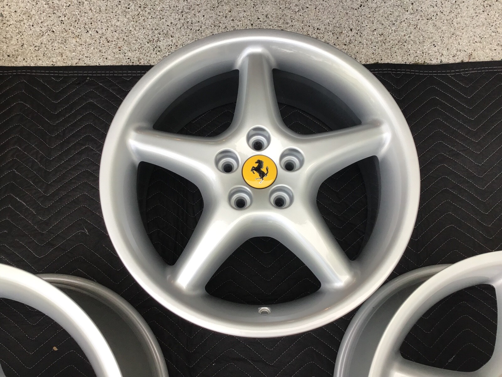 Mint 18" OEM FERRARI 550 MARANELLO WHEELS RIMS 575 456 TESTAROSSA 456GT 550M BBS
