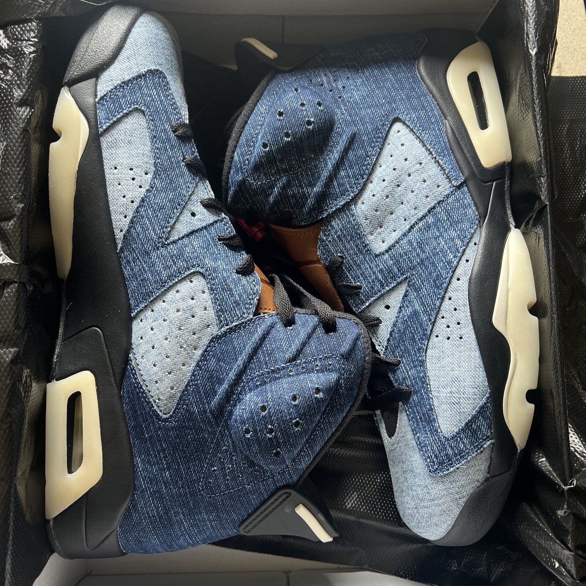 Size 13 - Air Jordan 6 Retro Washed Denim for sale online | eBay