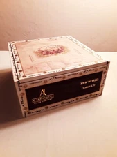 A.J. Fernandez Wood Cigar Box (Empty) ⚠️LOCAL PICKUP ONLY⚠️