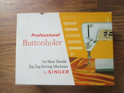 Vintage Singer Professional Buttonholer for Slant Needle Zig Zag