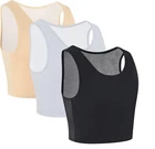 Women Transgender Tomboy FTM Breathable High Power Pull On Half Chest Binder