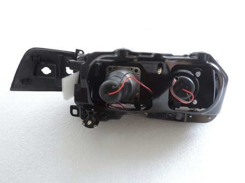 1990-1991 HONDA CIVIC 4DR PROJECTOR LED HEADLIGHTS + CLEAR CORNER LIGHT~90-91~ - Picture 8 of 10