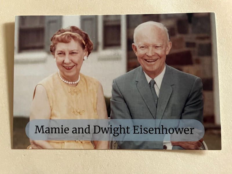 GETTYSBURG PA * MAMIE & DWIGHT EISENHOWER * postcard * 2023