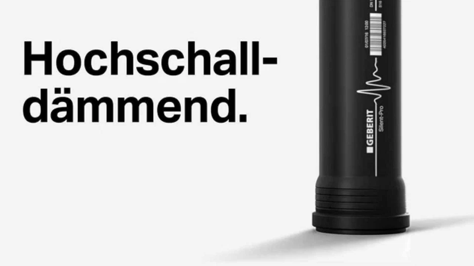 Geberit Silent-PP Rohr, Bogen, Abzweig, Übergäng Reinigungsöffnung Muffe - Bild 2 von 4