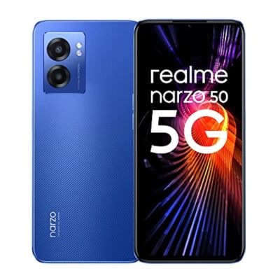 realme narzo 50 5G (Hyper Blue, 4GB RAM+64GB Storage) Dimensity 810 5G P