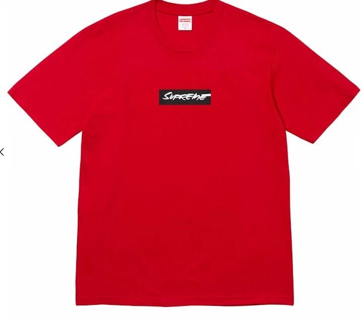 T shirt Supreme Futura Box Logo, taille LARGE couleur ROUGE SS24