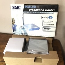 SMC Networks Barricade 4 Port Wireless Broadband Router SMCWBR14-G 802.11g