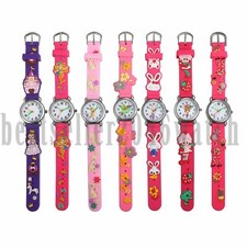 Cute Cartoon Pattern Watches Children Kids Girls Quartz Analog Wrist Watch Xmas