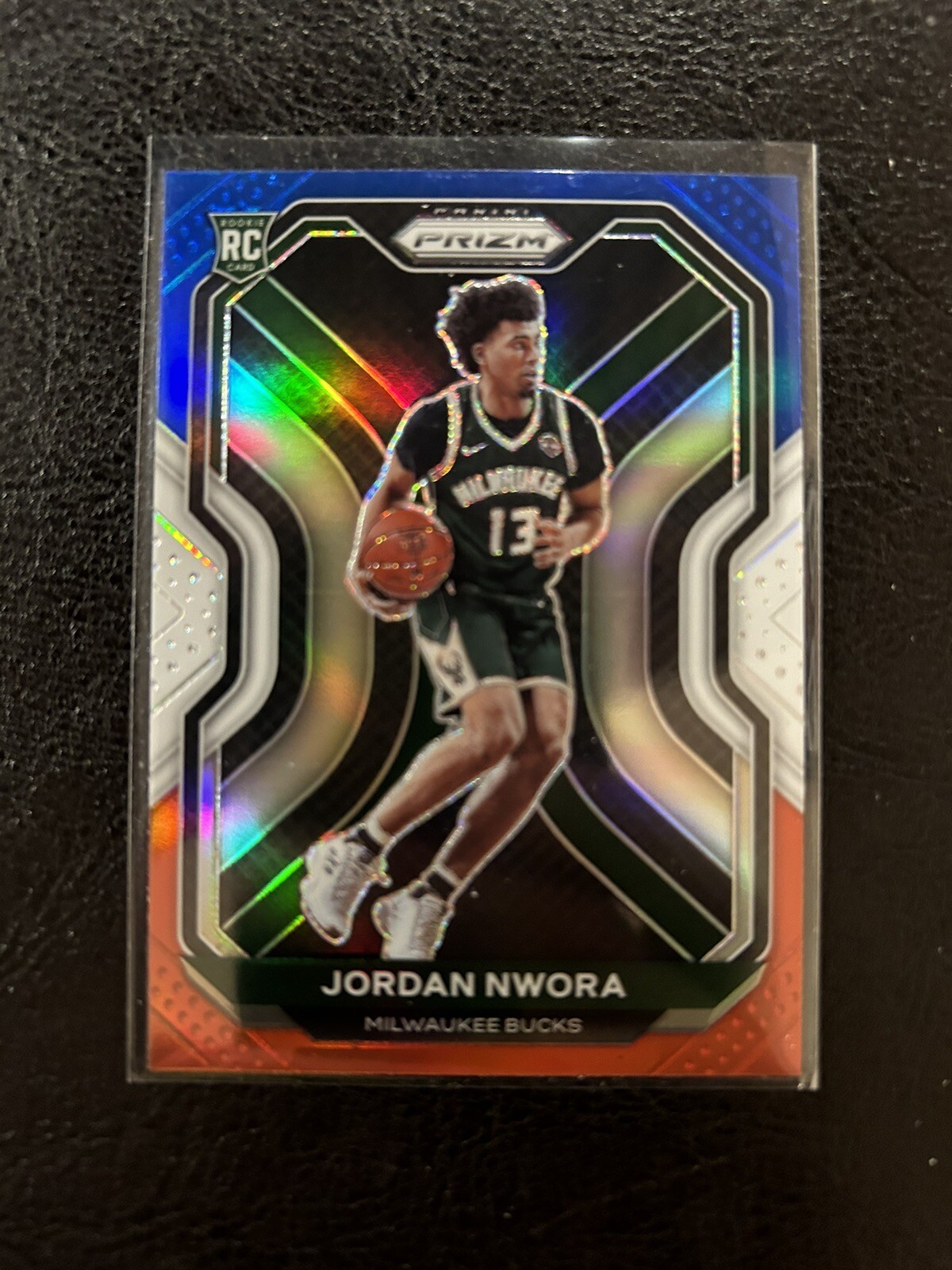 2020-21 Panini Prizm Red White Blue Prizm Jordan Nwora #273 RC