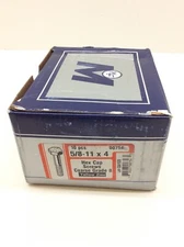 Midwest Fastener 00756 Hex Cap Screws Coarse Grade 8 5/8"-11 x 4" 10 Pack