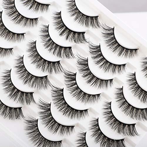 Lashes False Eyelashes Cat Eyes Wispy Natural Faux Mink Cat Eye Classic Style - Picture 4 of 7