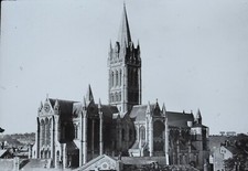 Magic Lantern Slide Photo Truro Cathedral From NE By GW Wilson