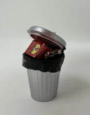Dollhouse Miniature Trash Can with Garbage Raisins - 2.5inch