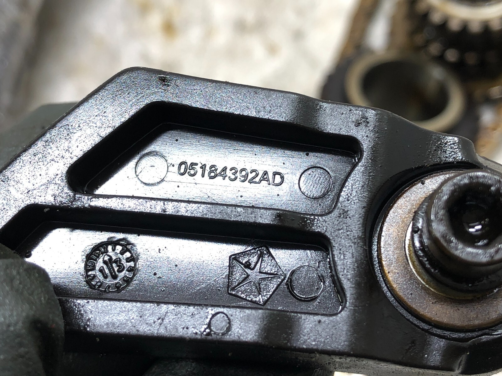 2014-2019 MASERATI GHIBLI S Q4 3.0L ENGINE TIMING CHAIN TENSIONER GUISE #NOTES.