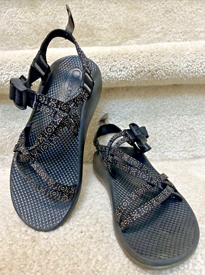Chaco Cloud ZX2 Black Multi-Color Strappy Sandals Youth Casual