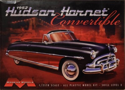 1952 Hudson Hornet Convertible in 1:25 Model Kit Bausatz Moebius 1204 Kabrio