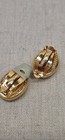 Rare Vintage Goldtone Ciner Purple Rhinestone Mogul Clip On Earrings Double... — photo 5