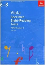 Viola Specimen Sight Reading Tests 6-8 - Paperback, by DIVERS AUTEURS - Good