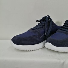 Sneakers D'Acquasparta taglia 41 in camoscio navy con cambio