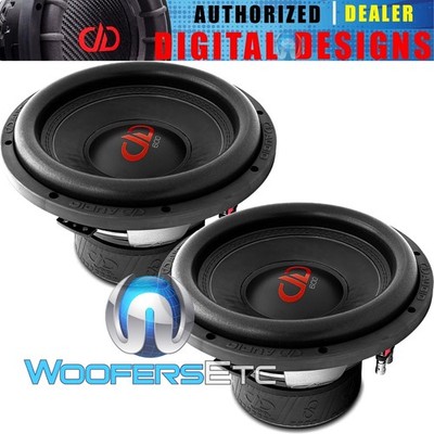 2 DD AUDIO 612F-D2 12'' SUBS WOOFERS 3000W DUAL 2OHM CAR SUBWOOFERS BASS SPEAKERS