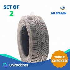 Set Of 2 Used 26560r18 Goodyear Assurance Weatherready 2 110v - 7.532