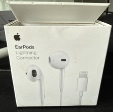 Apple EarPods with Lightning Connector In Ear Canal Headset - White-NEW