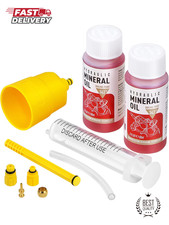 Brake Bleed Kit for Shimano Hydraulic Brakes, Hydraulic Kits, Mineral Oil 120ml