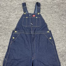 Liberty Bib Overalls Mens 40x32 Blue Denim Carpenter Utility Workwear