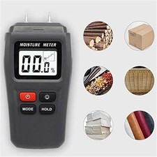 Digital LCD Wood Moisture Meter Detector Tester Wood Firewood Paper Cardboard