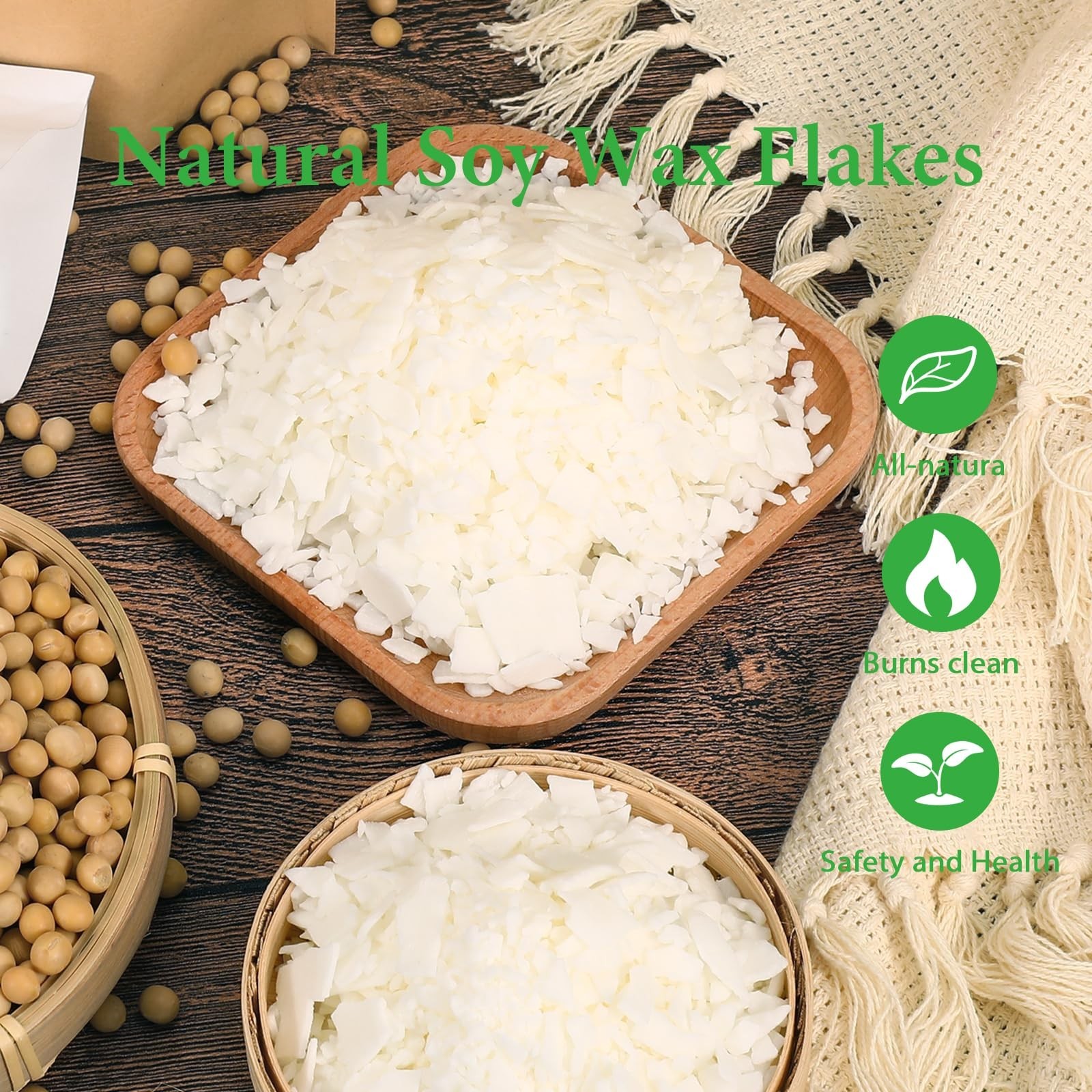 SAEUYVB Candle Making Kit with Wax Melter, Candle Wax for Candle Making - DIY...