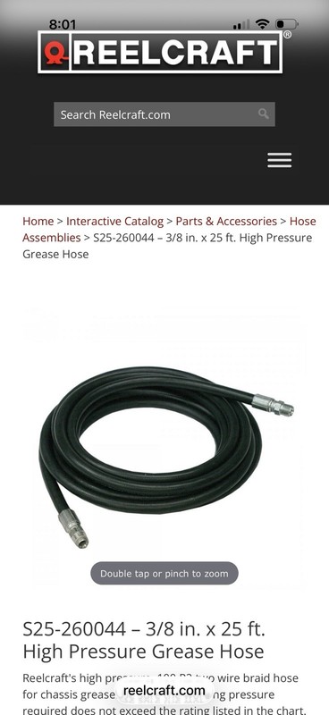 Reelcraft S25-260044 Hose Assembly