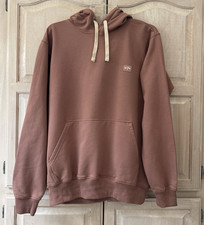 Billabong All Day Fleece Dusty Rose Fleece Lined Hoodie Sweatshirt Size Medium