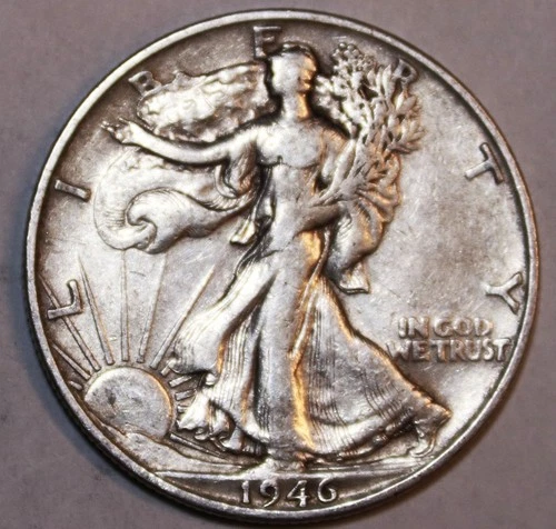 1946-S Walking Liberty Half Dollar - VF - #0802EC