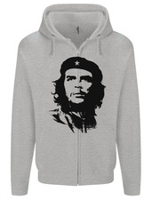 Che Guevara Silhouette Mens Zip Up Hoodie