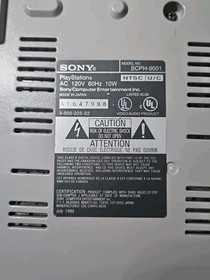 Sony PS1 PlayStation SCPH-9001 Console With Mem Card Controller Tested 