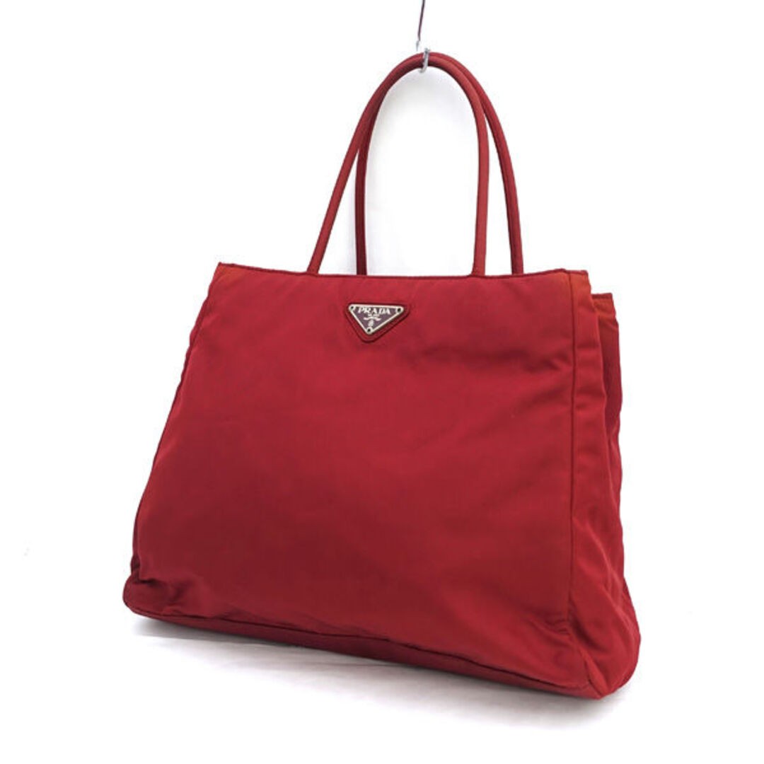 PRADA handbag tessuto wine red brand used 0990015130