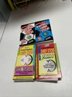 4x Bassett (Barratt) trade cards Football Candy Sticks box packet 2001 1994 1995