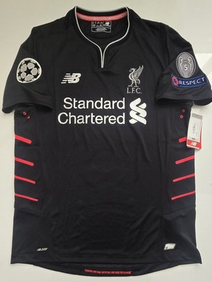 2016/17 NEW BALANCE LIVERPOOL #8 GERRARD UCL AWAY SOCCER JERSEY