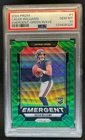 2024 Prizm Caleb Williams Emergent RC Green Wave Rookie #1 Bears PSA 10