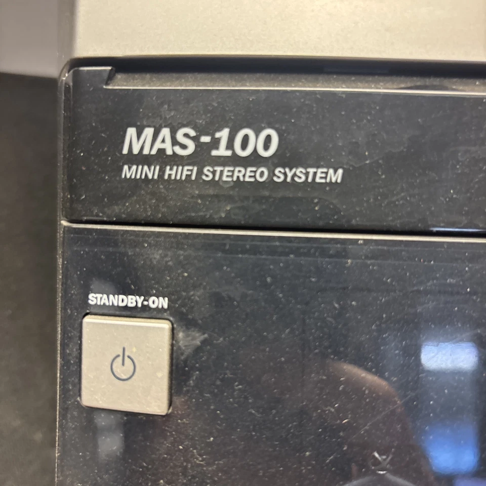 Magnavox 3-Piece CD Shelf System Dual Cassette MAS-100 - Image 4 of 4