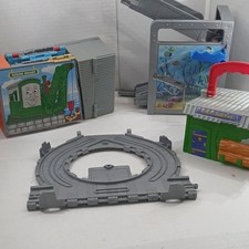 Thomas Friends Sodor Track Lot: Sodor Wharf Lumber Mill, Buildings, Track
