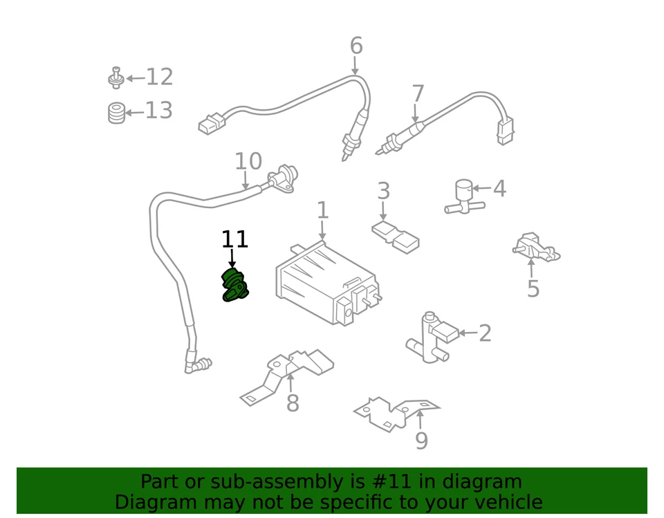 正品日产燃油阻尼器适用于许多 22675-JA10B — 第 3/3 张图片