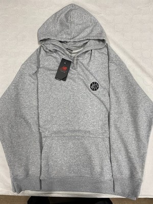 New Balance NB Fundmnt Hoodie Grau Größe 2XL