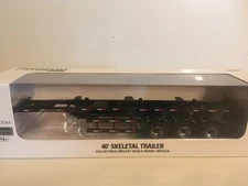 40' SKELETAL TRAILER 1/50 scale DIECAST CAR DIECAST MASTERS 91024