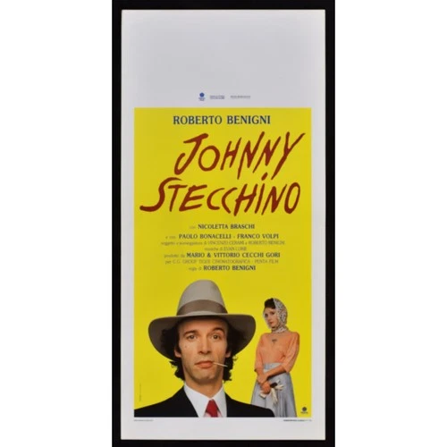 locandina JOHNNY STECCHINO Roberto Benigni sicilia briaaschi bonacelli B71
