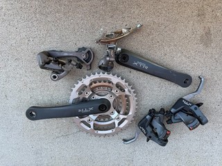 Vintage shimano XTR M952 Groupset MTB